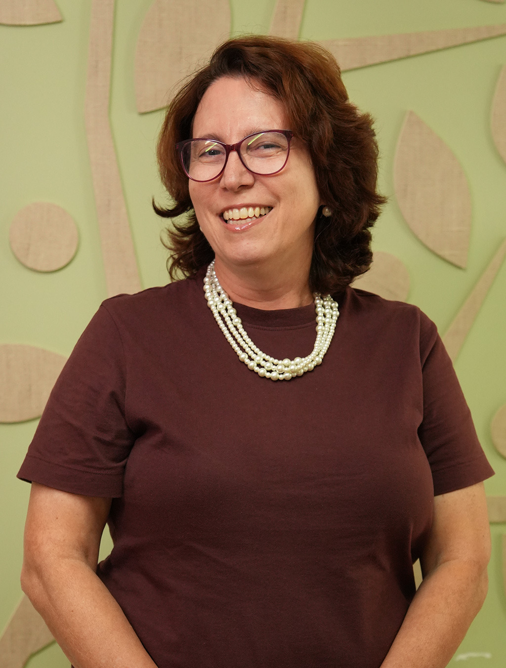 Retrato da Dra. Telma Malva Chiaratti, dermatologista e homeopata da Clínica Aura Plena